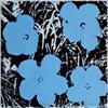 Image 1 : ANDY WARHOL (1928-1987) Untitled (FLOWERS) signed twice "Andy Warhol" on the overlap acrylic and ...