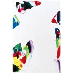 SAM FRANCIS (b.1923-1994) UNTITLED signed and dated "Sam Francis 1970" on the reverse acrylic on ...