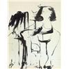 Image 1 : WILLEM DE KOONING (1904-1997) WOMAN (BETTER LATE THAN NEVER) signed and inscribed "To Mr. R. Schw...