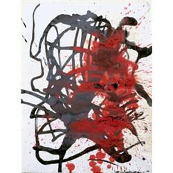 HANS HOFMANN (1880-1966) UNTITLED signed and dated "Hans Hofmann 63" lower right gouache on paper...