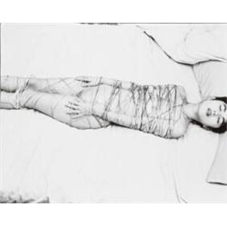 NOBUYOSHI ARAKI (b.1940) UNTITLED (BONDAGE SERIES) signed "Nobuyoshi Araki" on the reverse gelati...