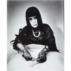 NOBUYOSHI ARAKI (b.1940) UNTITLED (KUSAMA) signed "Nobuyoshi Araki" on the reverse black and whit...