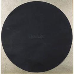 JAMES LEE BYaRS (1932-1997) JAMES LEE BYARS BYARS IS DEAD graphite, black and gold paper 131/4 x ...