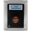Image 4 : 1971-S LINCOLN CENT, CCGS SUPERB GEM BU RED