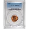 Image 1 : 1957 LINCOLN CENT, PCGS MS-66 RED