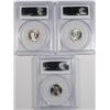 Image 2 : ( 3 ) PCGS GRADED MS-65 FULL BANDS ROOSEVELT DIMES: 1954, 1955-D & 1955-S