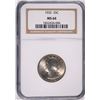 Image 1 : 1932 WASHINGTON QUARTER, NGC MS-64