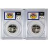 Image 2 : ( 2 ) WEST VIRGINIA STATE QUARTERS, PCGS PR-70 DCAM