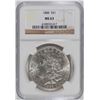Image 1 : 1888 MORGAN SILVER DOLLAR, NGC MS-63
