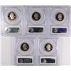 Image 2 : ( 5 ) PCGS GRADED PR-69 DCAM NATIONAL PARKS QUARTERS: