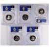 Image 2 : ( 5 ) PCGS GRADED PR-69 DCAM STATE  QUARTERS: