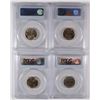 Image 2 : Lot of 4 1941-D Jefferson Nickels  PCGS MS-65 FS
