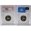 Image 1 : ( 2 ) 2002-S LOUISIANA STATE QUARTERS, PCGS PR-70 DCAM