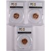 Image 2 : ( 3 ) 1964 LINCOLN CENTS, PCGS MS-66 RED