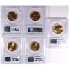 Image 2 : (5) SACAGAWEA DOLLARS 3 - 2000-P, 1- 2000-D PCGS MS67  & 05-P SATIN FINISH SP-68