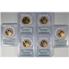 Image 2 : (6) PRESIDENTIAL DOLLARS ALL PCGS PR-69 DCAM