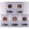 Image 2 : (5) SACAGAWEA DOLLARS ALL PCGS PR-69 DCAM 2000-S, 02-S, 04-S, 10-S, 14-S