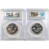 Image 2 : ( 2 ) 1961 FRANKLIN HALF DOLLARS, PCGS PR-66