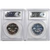 Image 2 : ( 2 ) 1963 FRANKLIN HALF DOLLARS, PCGS PR-66
