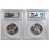 Image 2 : ( 2 ) 1964 KENNEDY HALF DOLLARS, PCGS PR--67