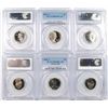 Image 1 : (6) JEFFERSON NICKELS PCGS PR-69 DCAM
