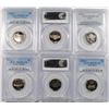 Image 2 : (6) JEFFERSON NICKELS PCGS PR-69 DCAM