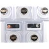 Image 3 : (5) JEFFERSON NICKELS PCGS PR-69 DCAM