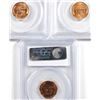 Image 3 : 1941, 1944-D & 1954-S LINCOLN CENTS, PCGS MS-66 REDS