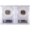 Image 2 : (2) 1939 rev of 1940 Jefferson Nickel  PCGS MS65