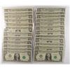 Image 1 : LOT OF ( 25 ) 1999 U.S. $1.00 NOTES FROM THE MILLENIUM COIN & CURRENCY SET