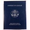 Image 1 : 2005 PROOF AMERICAN SILVER EAGLE IN NICE ORIGINAL BOX/CERT