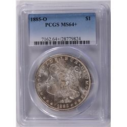 1885-O MORGAN DOLLAR PCGS MS-64+