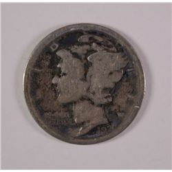 1921-D MERCURY DIME AG