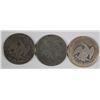 Image 2 : (3) 1861 SEATED QUARTERS