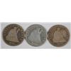 Image 1 : (3) 1875 SEATED QUARTERS