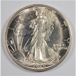 1945-S WALKING LIBERTY HALF DOLLAR CH BU