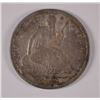 Image 1 : 1872 SEATED HALF DOLLAR F/VF