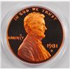 Image 2 : 1981-S PROOF LINCOLN CENT PCGS PR-67 DCAM (TYPE 2)