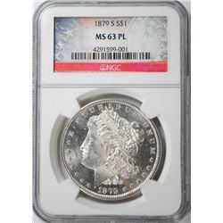 1879-S MORGAN DOLLAR NGC MS-63 PL !!!!