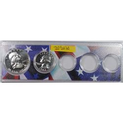 1963 PROOF (FRANKLIN HALF DOLLAR & WASHINGTON QUARTER)