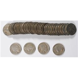 ROLL OF 1916-S BUFFALO NICKELS (AG'S)