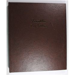 PARTIAL BU FRANKLIN HALF DOLLAR SET IN DANSCO ALBUM