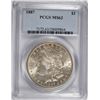 Image 1 : 1887 MORGAN DOLLAR PCGS MS-63