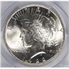 Image 2 : 1922 PEACE DOLLAR PCGS MS-63