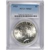 Image 1 : 1923 PEACE DOLLAR PCGS MS-63
