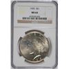 Image 1 : 1925 PEACE DOLLAR NGC MS-64