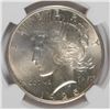 Image 2 : 1925 PEACE DOLLAR NGC MS-64