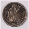 Image 2 : 1871 SEATED DIME ANACS MS 60 RARE DATE