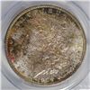 Image 2 : 1904-O MORGAN DOLLAR PCGS MS 64 - WITH SPECTACULAR OBVERSE RAINBOW COLORS!