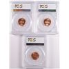 Image 2 : ( 3 ) PCGS GRADED MS-67 RED LINCOLN CENTS: 1985, 1988-D & 1990